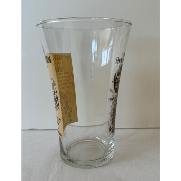 Vtg Welch's Junior Mints Patties Nibble Glass Tumbler Dubble Bubble 100th Anniv - Picture 2 of 6